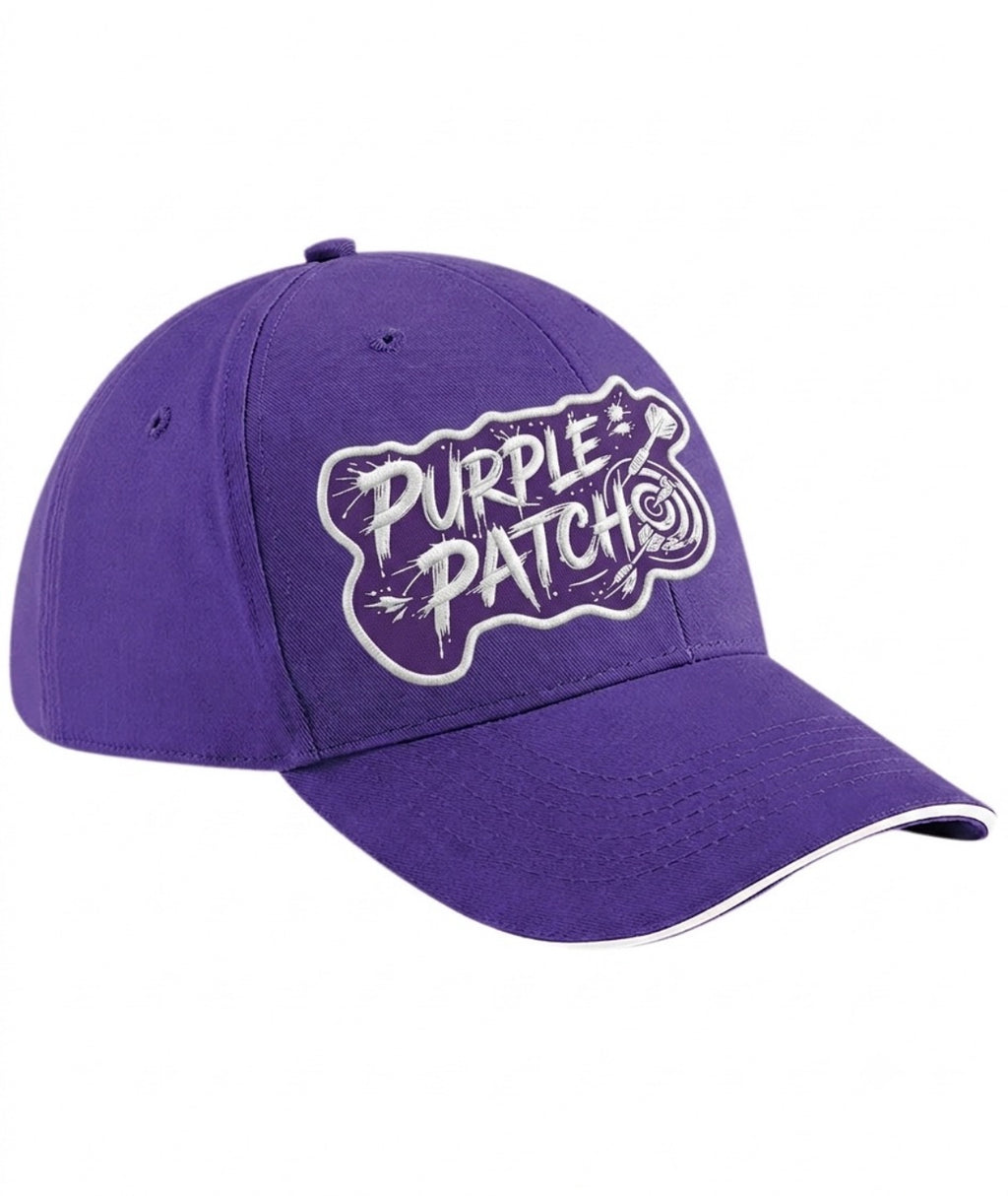 Purple Patch™ Premium Darts Cap | 100% Brushed Cotton Hat | Darts Hat | Unisex Darts Accessories