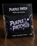 The Original Purple Patch™ Iron-On Embroidered Patch