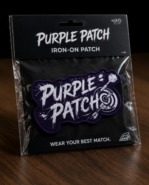 The Original Purple Patch™ Iron-On Embroidered Patch